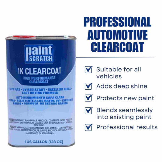 Professional-Size Automotive Clearcoat for Spray Guns (Multiple Sizes)