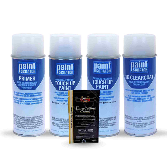 Ford White Platinum Tricoat (UG) Tricoat Spray Can Kit – Complete Repair System for Panels, Bumpers and Larger Repairs (12oz)