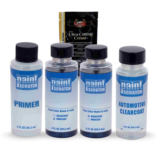 Ford White Platinum Tricoat (UG) Tricoat Paint Bottle Kit – Complete System to Repair Medium Chips and Scratches (2oz)