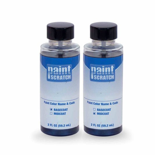 Ford White Platinum Tricoat (UG) Exact-Match Tricoat Paint Bottles – DIY Repair for Medium Chips and Scratches (Two 2oz bottles)