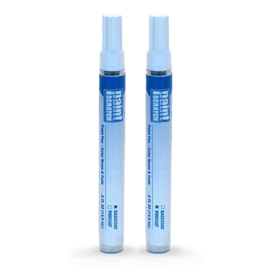 Ford White Platinum Tricoat (UG) Exact-Match Tricoat Paint Pens – Beginner-Friendly Repair for Small Chips and Scratches (Two 1/2oz Pens)
