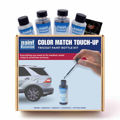 Ford White Platinum Tricoat (UG) Tricoat Paint Bottle Kit – Complete System to Repair Medium Chips and Scratches (2oz)