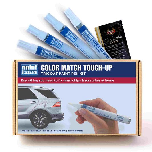 Ford White Platinum Tricoat (UG) Tricoat Paint Pen Kit – Complete System to Repair Small Chips and Scratches (1/2oz)