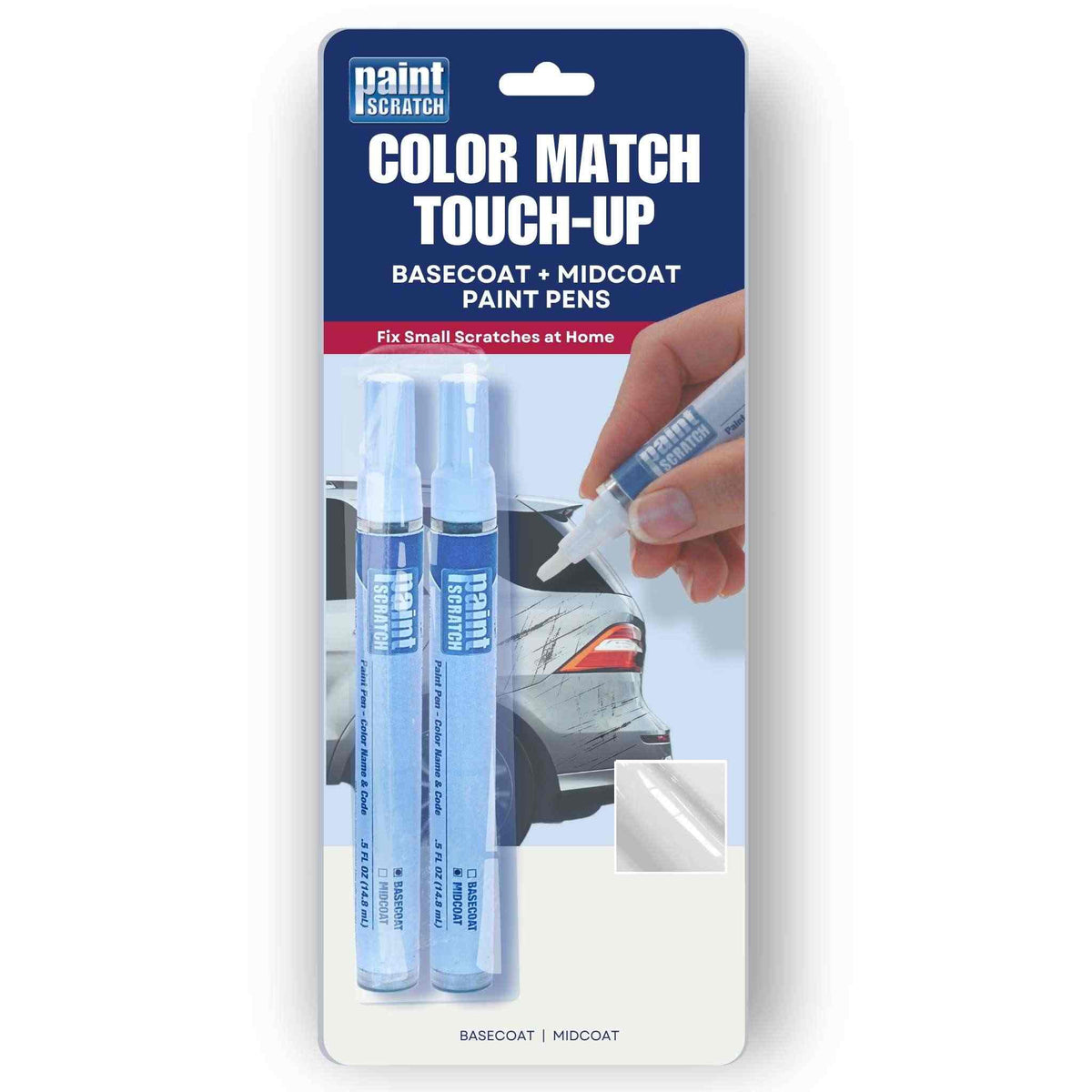 Custom Color Exact-Match Tricoat Paint Pens – Beginner-Friendly Repair for Small Chips and Scratches (Two 1/2oz Pens)