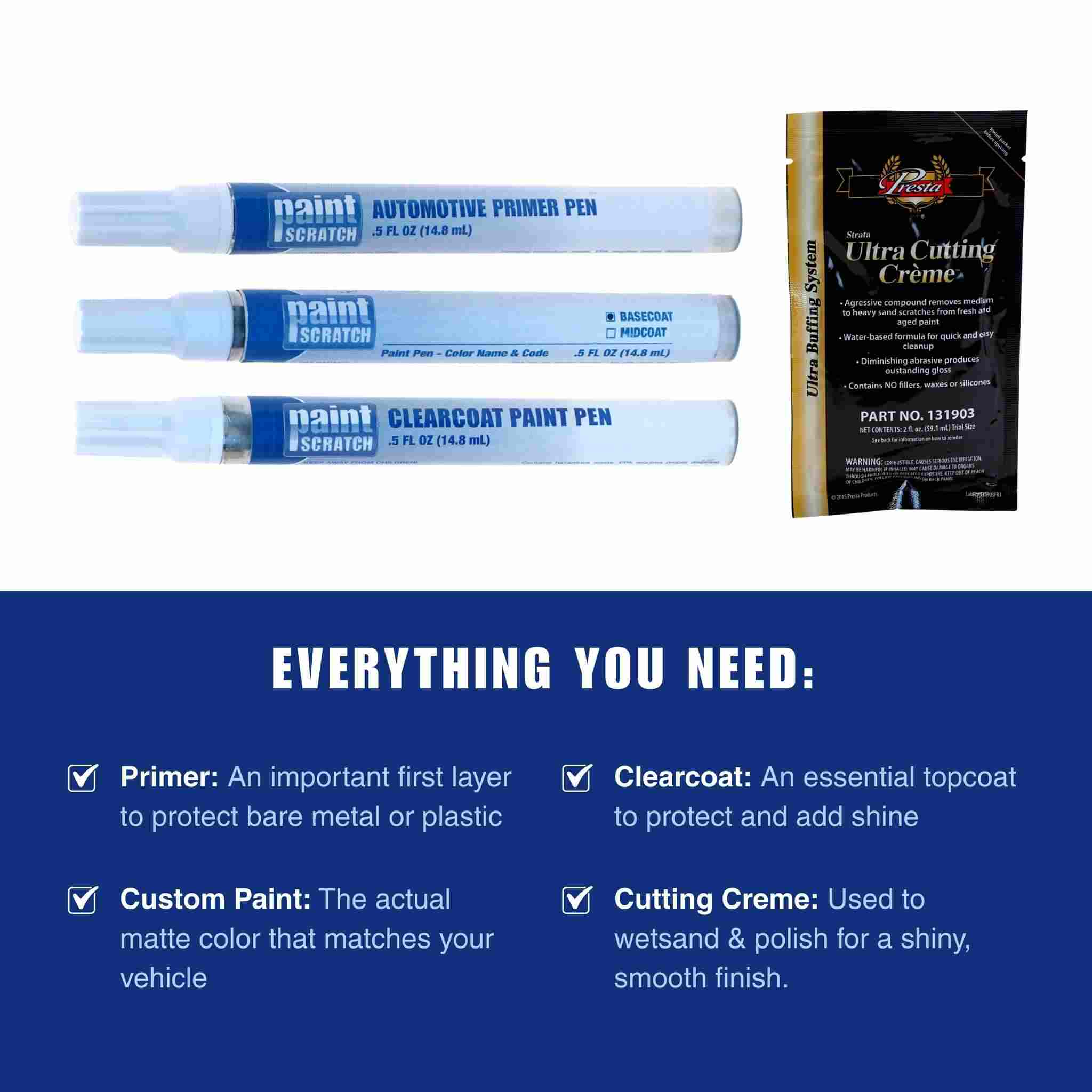 B-538M Honda Glacier Blue Metallic Paint Pen Kit | PaintScratch