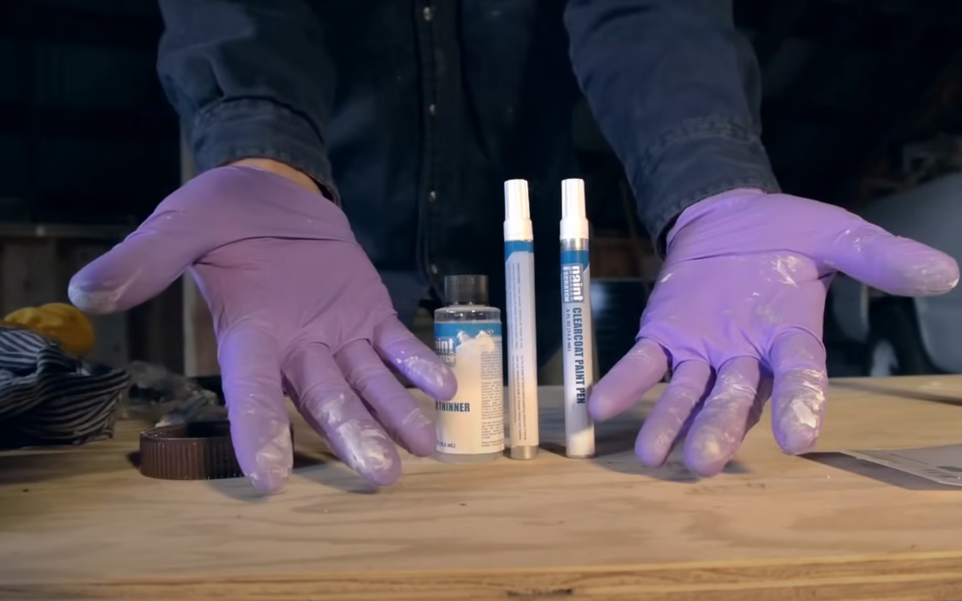 Load video: A step by step tutorial using a PaintScratch paint pen to repair a small automotive scratch.