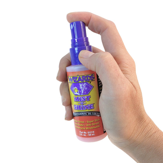 Wizards Mist-N-Shine Professional Detailer – High-Gloss, Streak-Free Finishing Spray