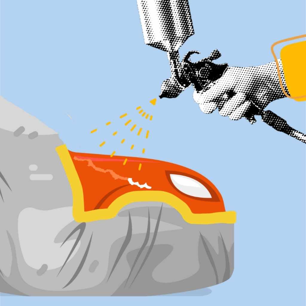 Apply Basecoat with Spray Gun