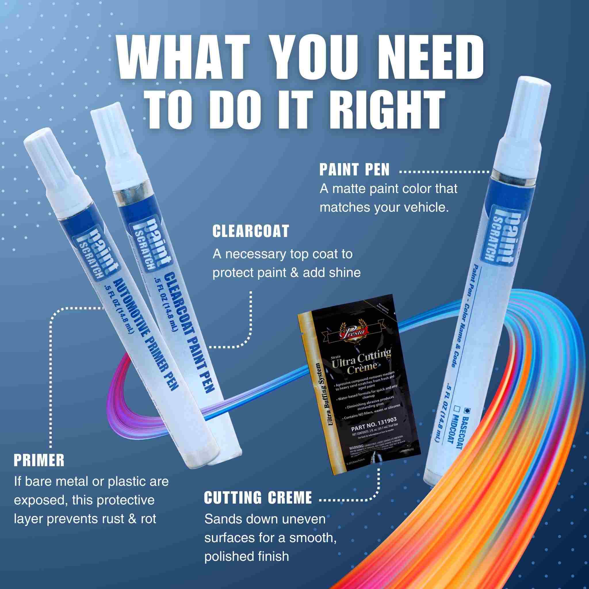 Mazda Polymetal Gray Pearl (47C) Touch-Up Paint Pen (1/2 oz