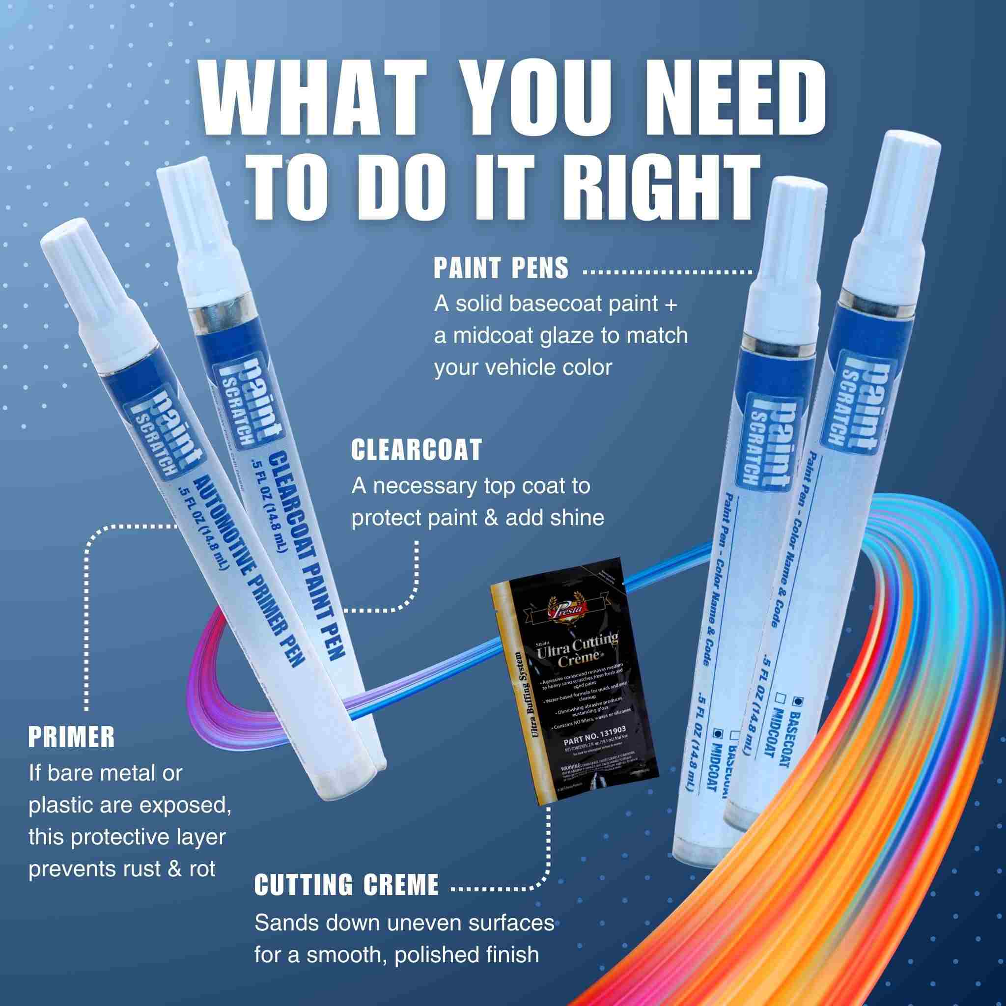 NH-937P Honda Moonlit White Pearl Tricoat Touch-Up Paint Pen (1/2