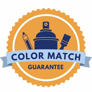 If your paint does not match, we will make it right with a free replacement or refund. PaintScratch Color Match Guarantee Badge