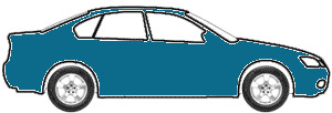 Alaska Blue Metalic  touch up paint for 1973 Volkswagen Convertible