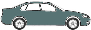 Aquamarine (matt) Metallic (Lower 2-Tone) touch up paint for 1993 Lincoln All Models