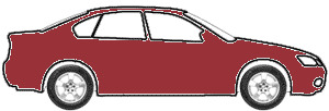 Beech Red (matt) Metallic touch up paint for 2000 Mercedes-Benz CLK Coupe