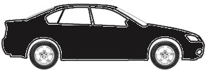 Black (Bumper-Cladding-Trim) touch up paint for 1999 Hyundai Elantra
