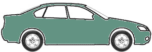 Blue Green Metallic  touch up paint for 1990 Volvo 744