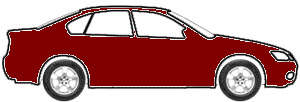 Bordeaux Red Metallic touch up paint for 2000 Mercedes-Benz C Class