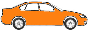Bright Orange touch up paint for 1974 Chevrolet Vega