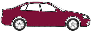 Burgundy Velvet Tricoat touch up paint for 2019 Lincoln Continental