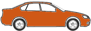 Cadmium Orange Tricoat touch up paint for 2022 Lexus NX 300h