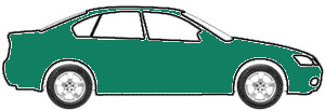 Calypso Green Metallic touch up paint for 2000 Mercedes-Benz C Class