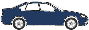 Capri Blue Metallic touch up paint for 2001 Mercedes-Benz CLK Cabrio Class