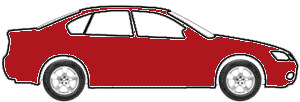 Cardinal Red Metallic  touch up paint for 1988 Honda Civic (USA Production)