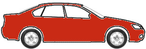Carnelian Red Metallic touch up paint for 2013 Jaguar XJ