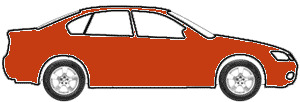 Corvette Orange Flame touch up paint for 1976 Chevrolet Corvette