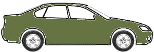 Dark Green Satin Metallic  touch up paint for 2003 Mazda 626