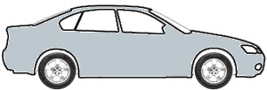 Light Opel Grey Metallic touch up paint for 2003 Daewoo Nubria