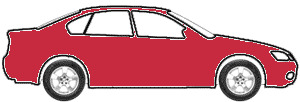 Velvet Red Metallic  touch up paint for 1989 Porsche 928