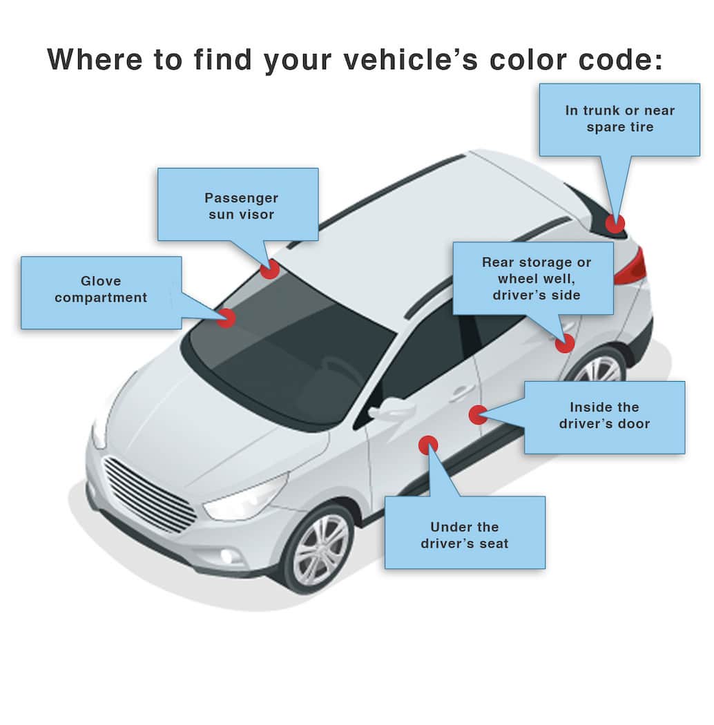 Where to find Buick color code