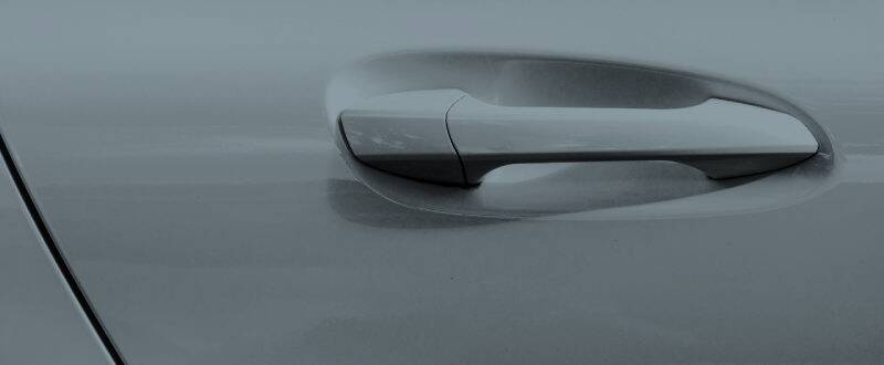 Barents Blue Pearl touch up paint for Volvo