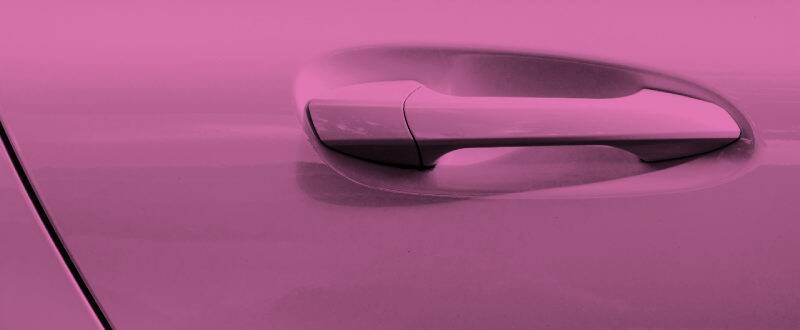 Carmosine Red Metallic touch up paint for Saab