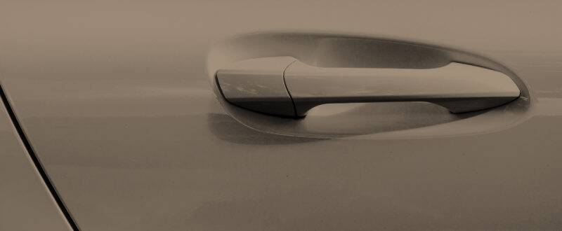 Cocoa Metallic  touch up paint for Saab