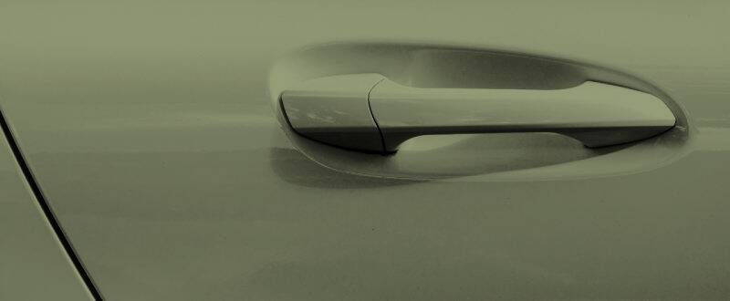 Dark Yellow Green Metallic touch up paint for Mercury