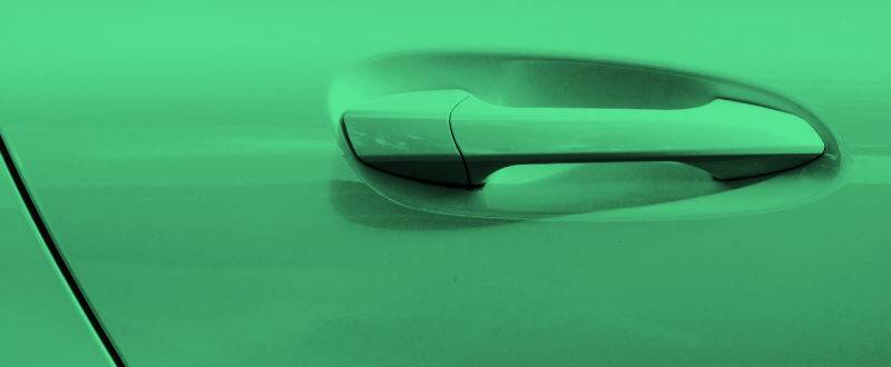 Kiwi Green Metallic touch up paint for Mitsubishi