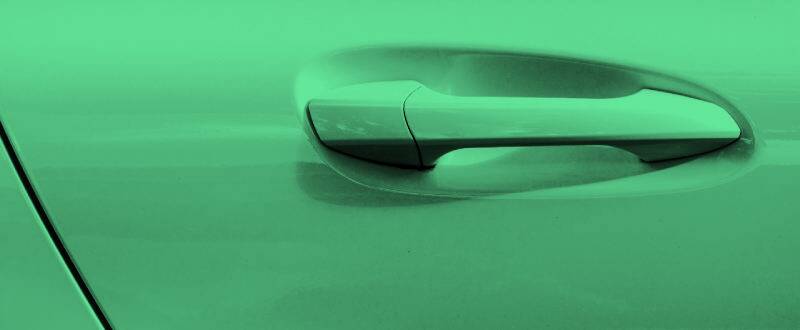 Kiwi Green Metallic touch up paint for Mitsubishi