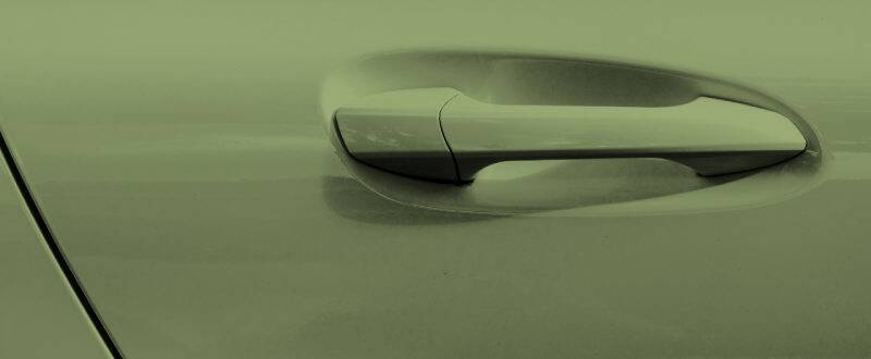 Olive Green touch up paint for Saab