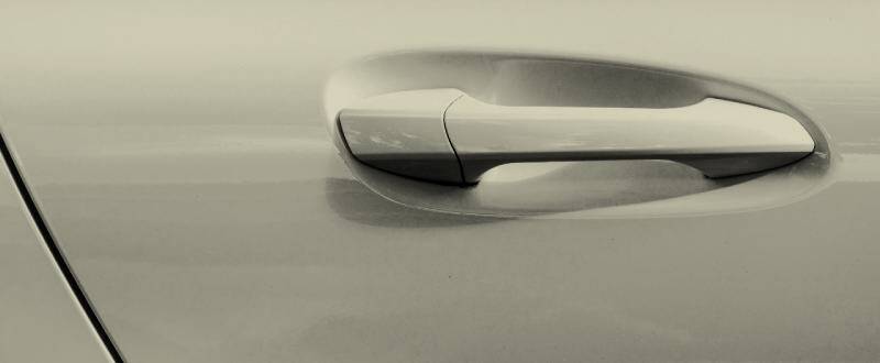Parchment Silver Metallic touch up paint for Saab