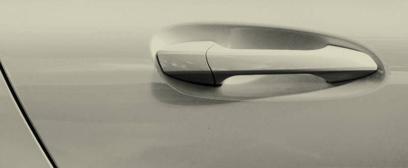 Parchment Silver Metallic touch up paint for Saab