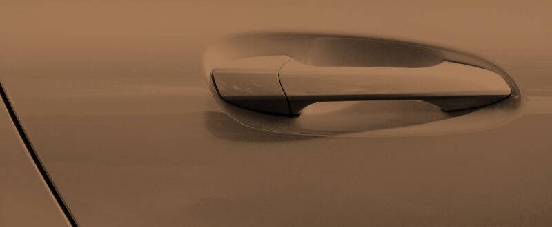 Sepia Crystal Metallic touch up paint for Saab