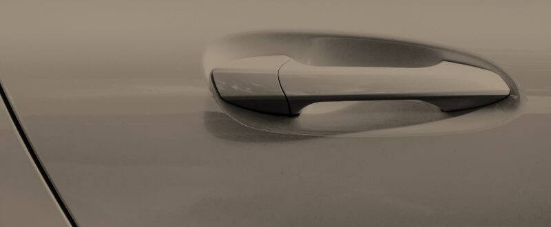 Serpenta (color chip may be off) touch up paint for Volvo