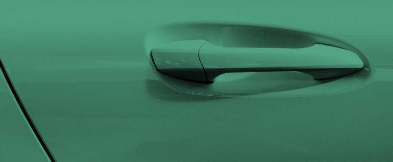 Teal Green Metallic touch up paint for Volvo
