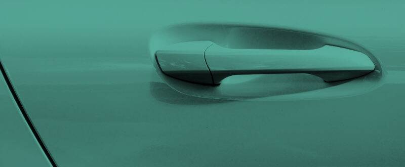 Turquoise Blue Metallic touch up paint for Mitsubishi
