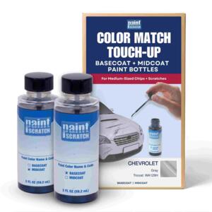 Chevrolet Gray Tricoat (WA129H) Exact-Match Tricoat Paint Bottles – DIY Repair for Medium Chips and Scratches (Two 2oz bottles)