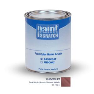 Chevrolet Dark Maple (Autumn Maroon) Metallic (77 (1981)) PRO Touch Up Paint for Spray Guns - Pint, Quart or Gallon