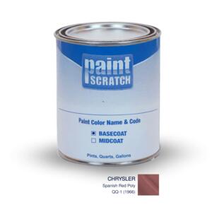 Chrysler Spanish Red Poly (QQ-1 (1966)) PRO Touch Up Paint for Spray Guns - Pint, Quart or Gallon