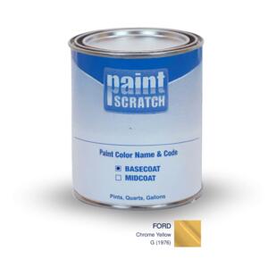 Ford Chrome Yellow (G (1976)) PRO Touch Up Paint for Spray Guns - Pint, Quart or Gallon
